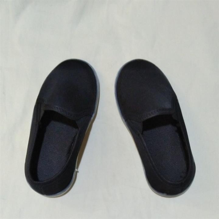 کفش خام ونس مشکی سایز کودک 29 دور کش دار مناسب نقاشی و چاپ